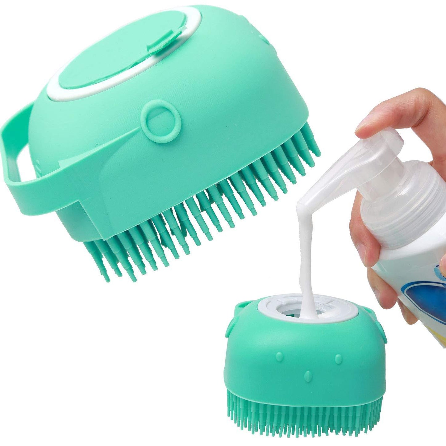 2-in-1 Pet Shower Brush - Bathing and Grooming Made Easy