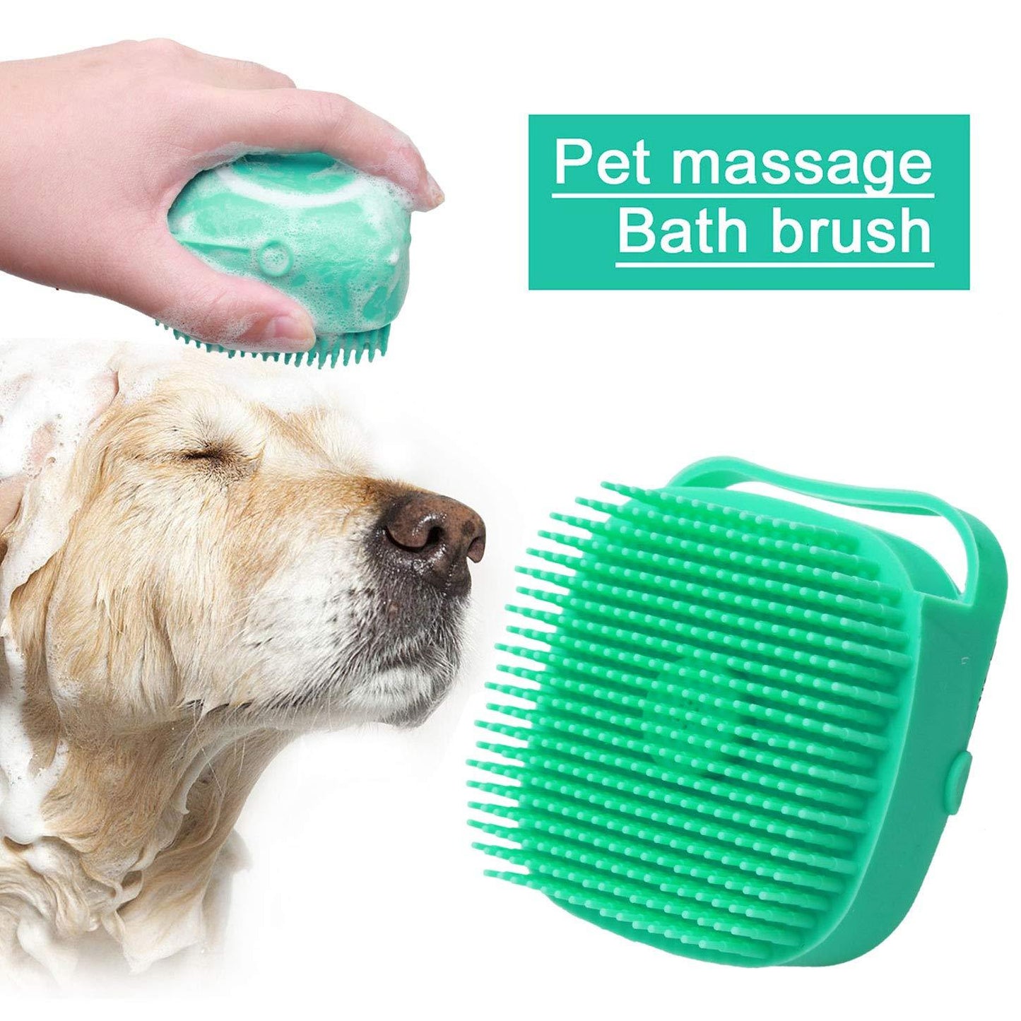 2-in-1 Pet Shower Brush - Bathing and Grooming Made Easy