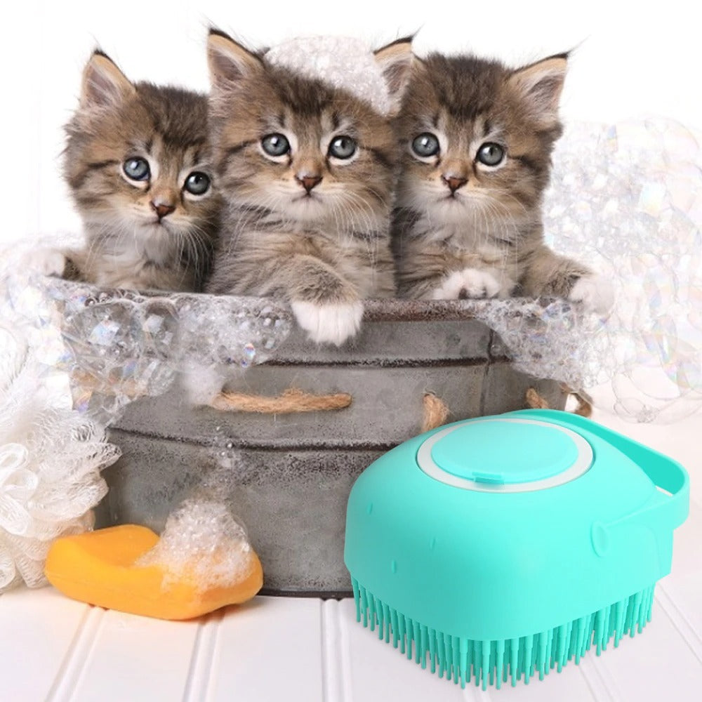 2-in-1 Pet Shower Brush - Bathing and Grooming Made Easy