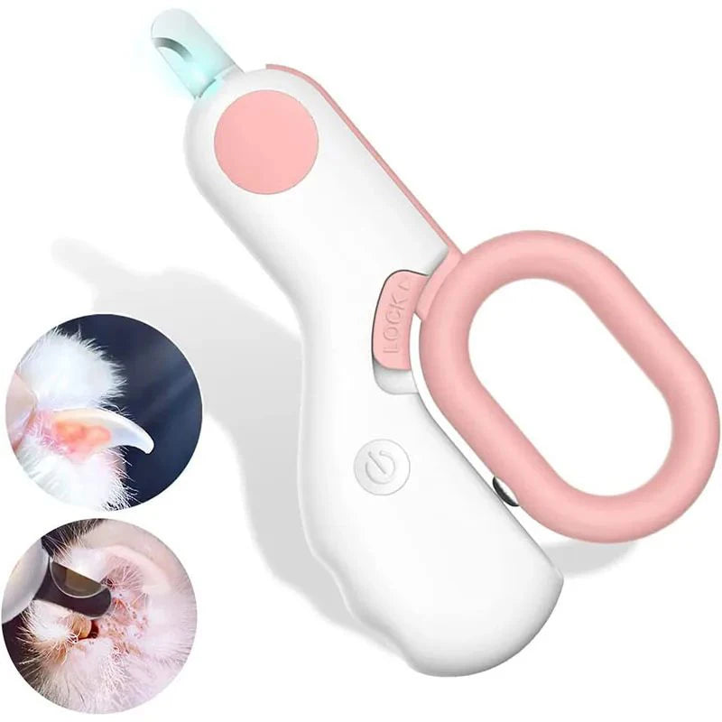 LED Light Nail Cutter with Safety Lock for Pets