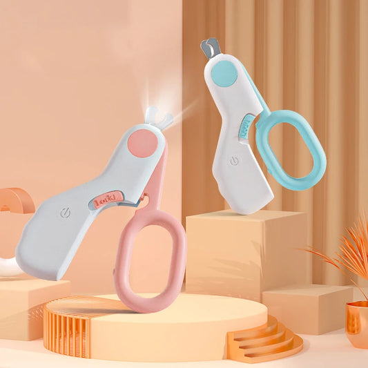 LED Light Nail Cutter with Safety Lock for Pets