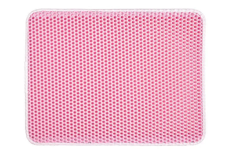 Double-Layer Cat Litter Mat – Waterproof & Easy Clean