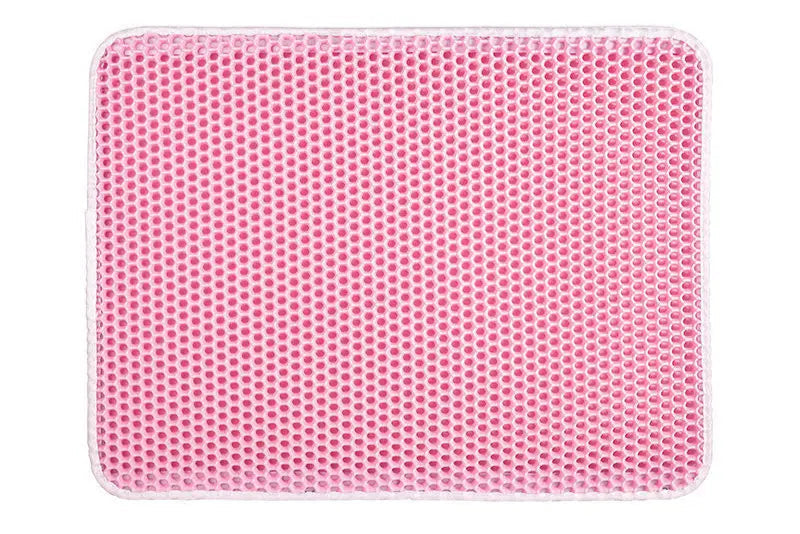 Double-Layer Cat Litter Mat – Waterproof & Easy Clean