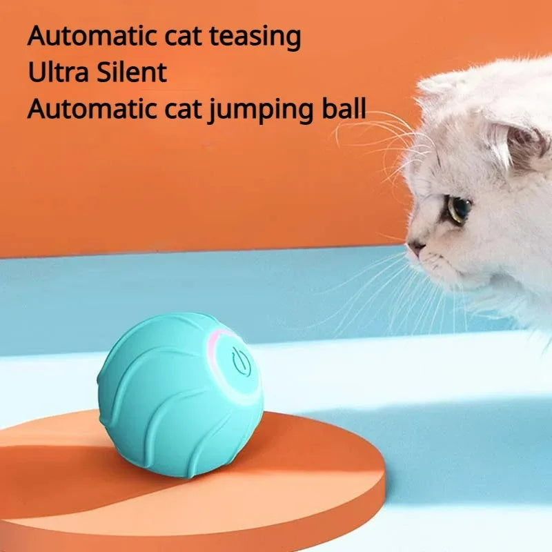 Automatic Teasing Cat Jumping Ball The Animal Alcove