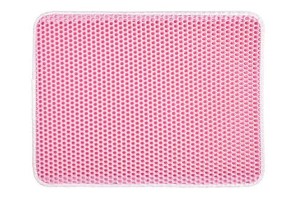Double-Layer Cat Litter Mat – Waterproof & Easy Clean